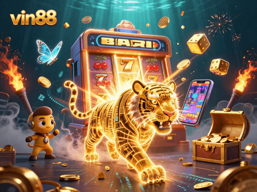 Win big with vin88 at a vibrant digital casino filled with immersive gaming elements.