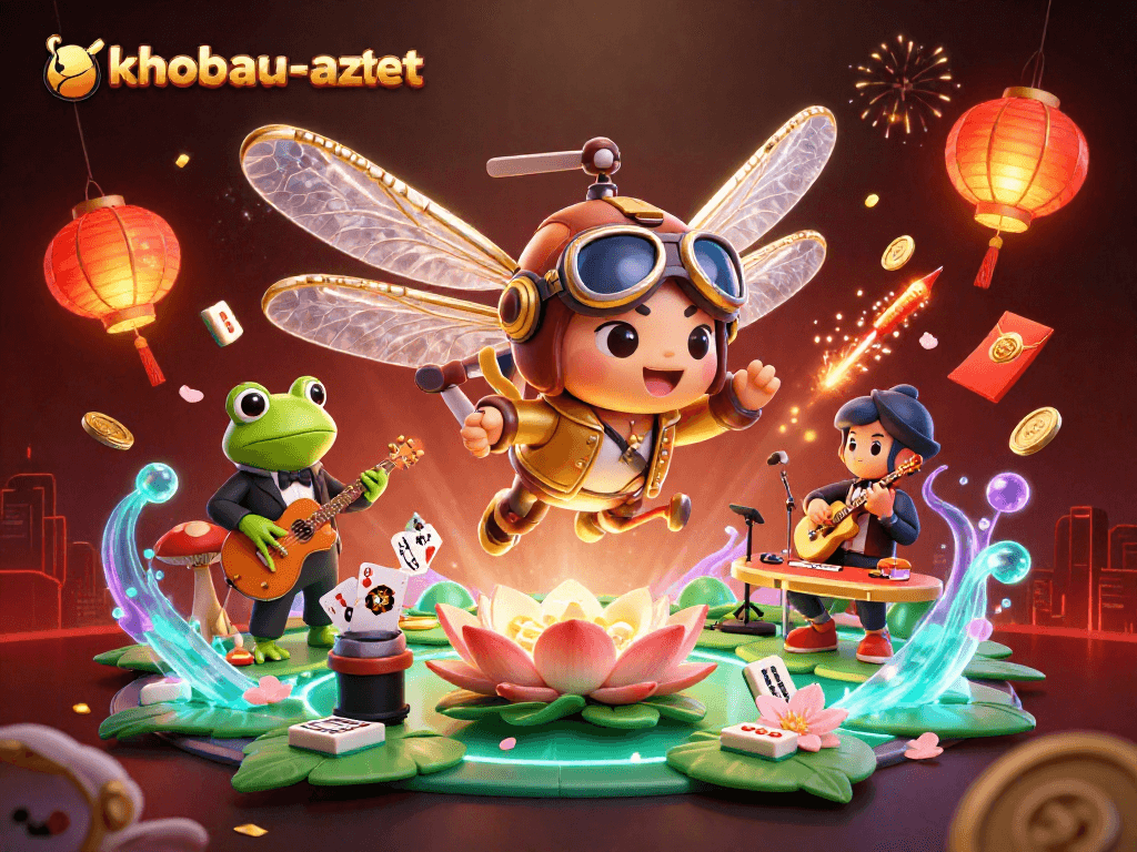 Engage in thrilling adventures with khobau-aztec at a vibrant lily pad casino