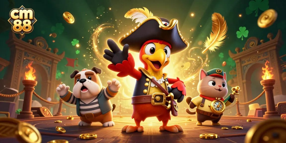 Join the adventure with cm 88 as our pirate captain guides players to thrilling wins!