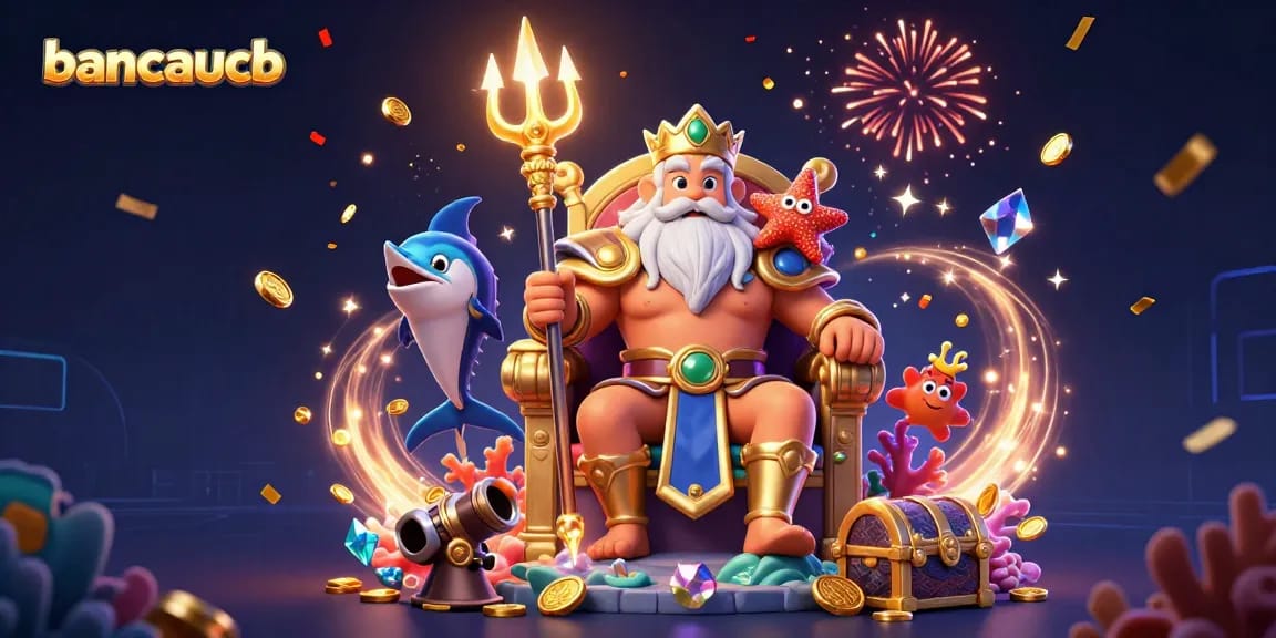 bancaucb elevates gambling experience with Neptune, treasure elements, and vibrant game energy