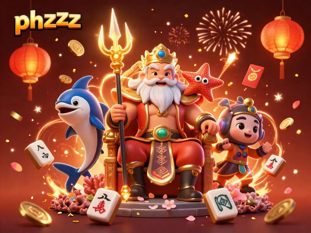 Engage with phzzz's thrilling casino experience featuring Neptune and festive elements.