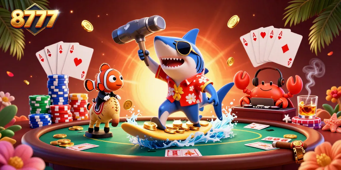 Experience thrilling moments at 8777 with colorful casino action and rich gaming elements.