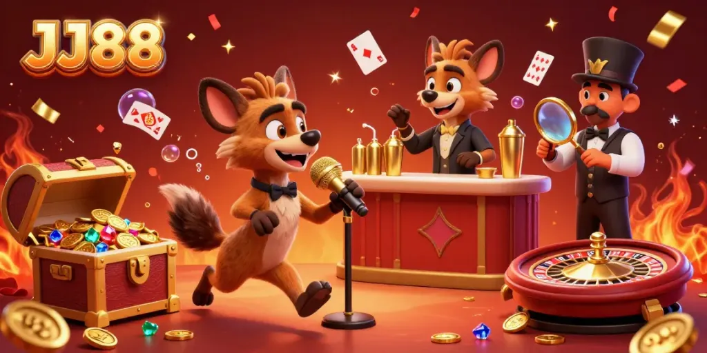 JJ88 hyenas bring casino excitement with comedy, drinks, and security in a vibrant club.