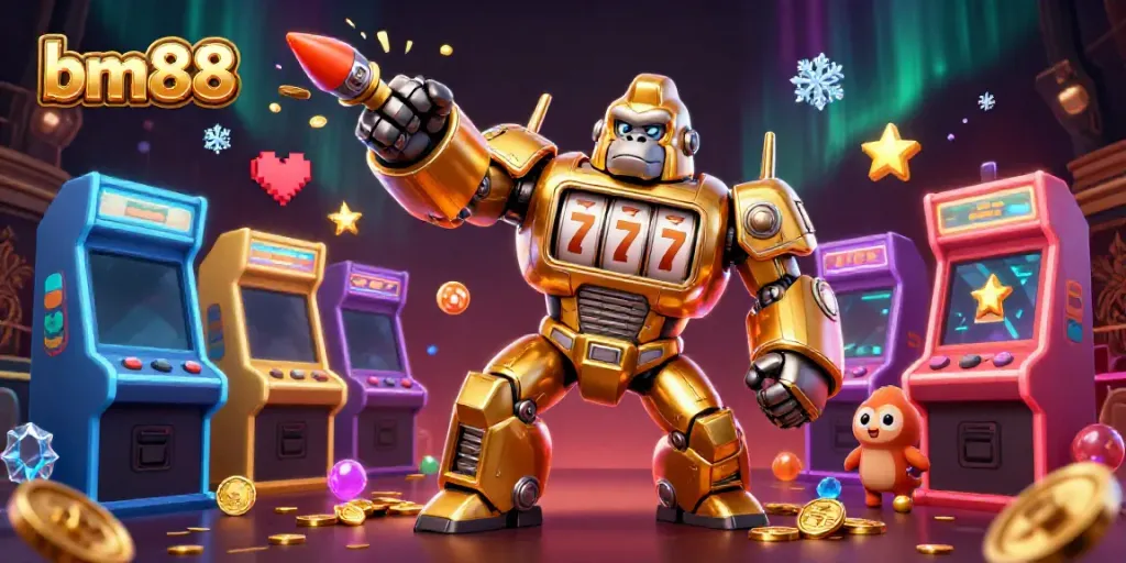 Experience thrilling wins with bm88's dynamic slot games, featuring engaging visuals and action.