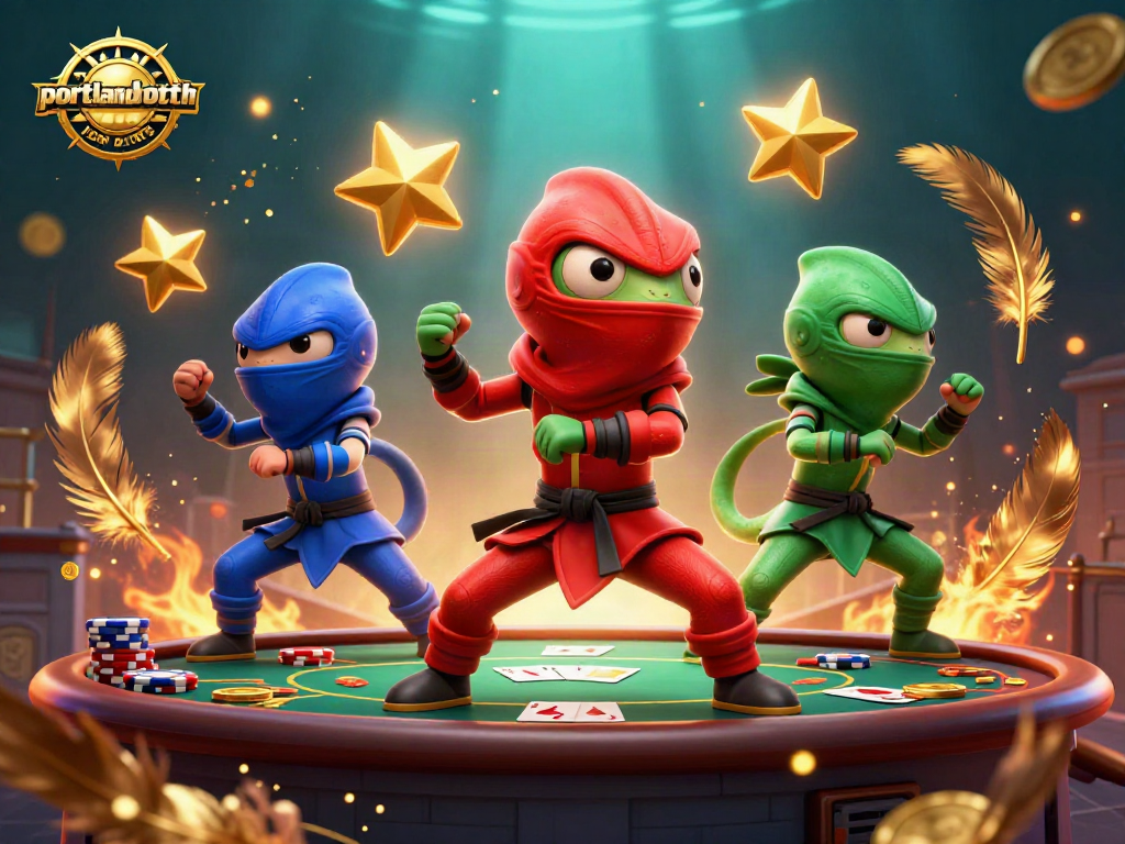 Engage in thrilling poker with portlandonthemarket as ninja chameleons showcase winning strategies.