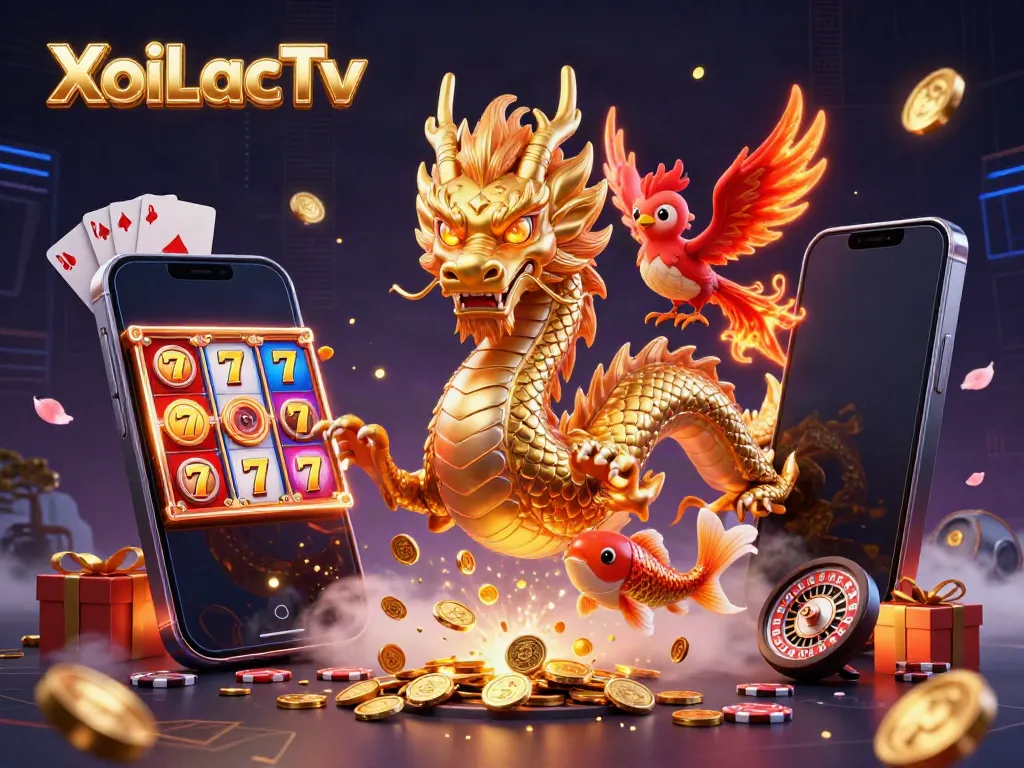 Experience the excitement of winning with XoiLacTv through gaming and rich visuals