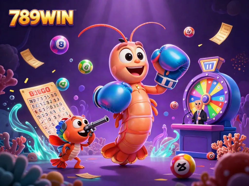 Experience thrilling gameplay with 789WIN's vibrant underwater casino scene.
