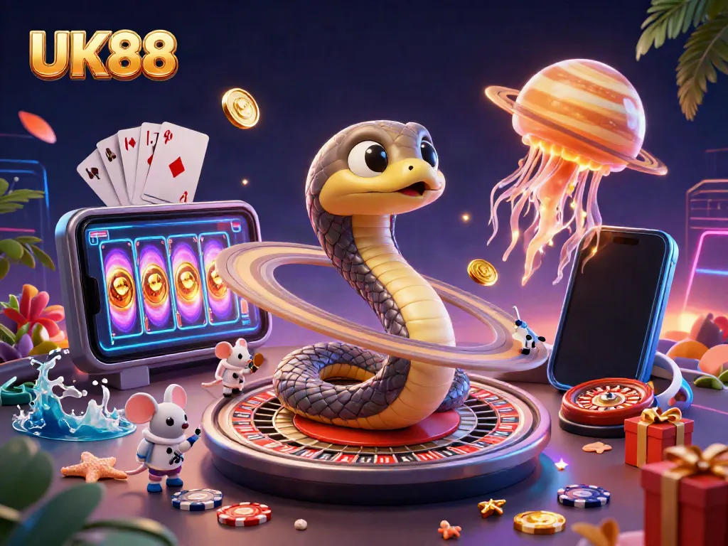 Experience the thrill of betting at UK88 with immersive 3D gaming elements and vivid characters.