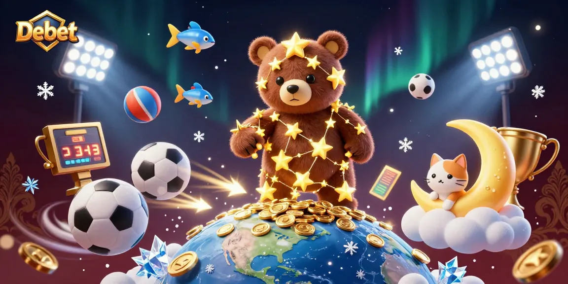 Enjoy winning with Debet by placing bets on various sports events and collecting rewards.