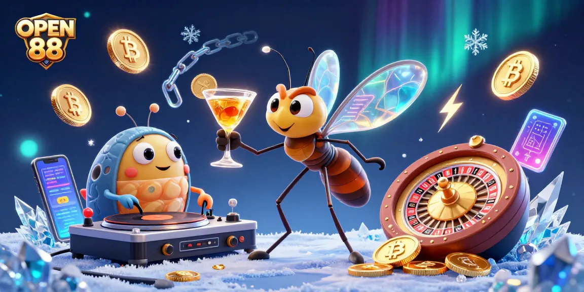 Engage with OPEN 88's vibrant 3D casino experience featuring unique characters and dynamic gaming elements.
