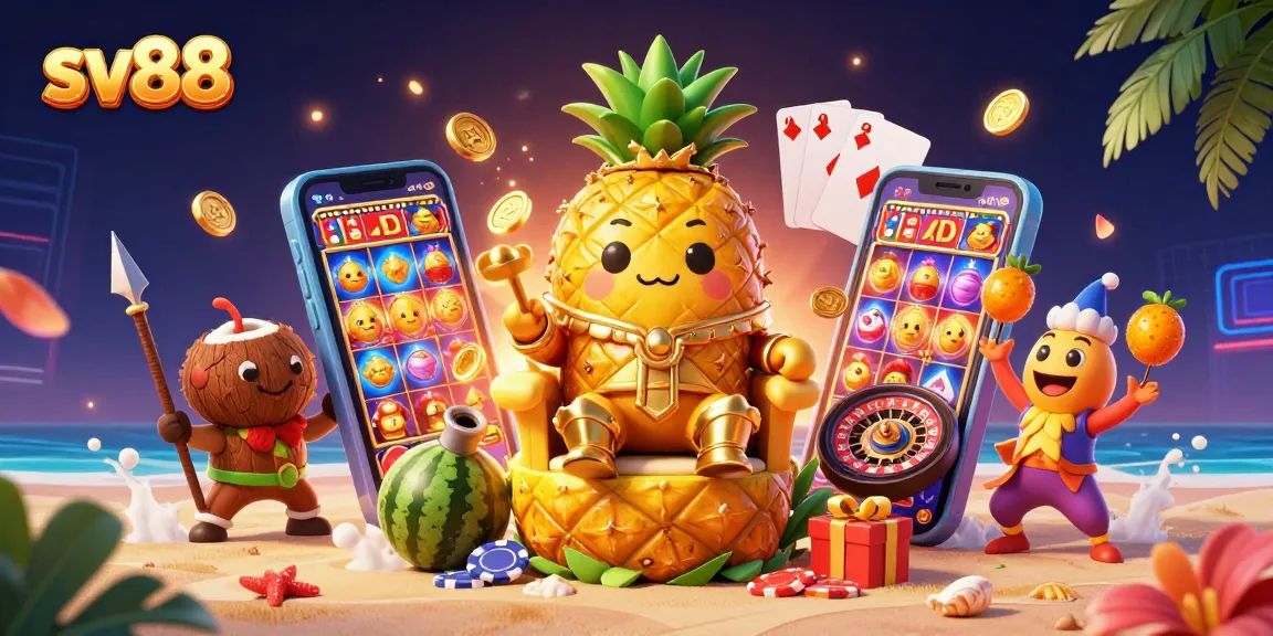Engage in thrilling gaming adventures at sv88 with slot games, vibrant characters, and casino action.