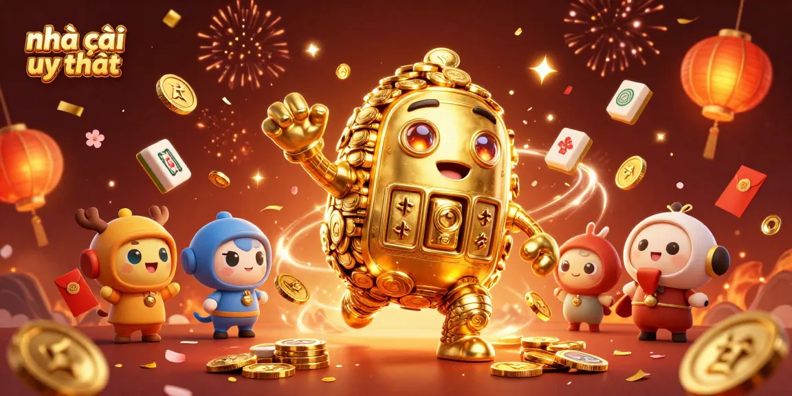 Engage in thrilling bets with nhà cái uy tín showcasing festive casino elements, dynamic characters, and rich details.