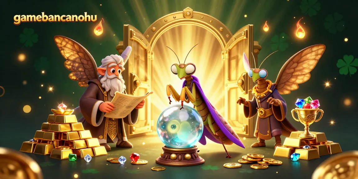Experience magical gameplay at gamebancanohu with whimsical casino characters and treasures.