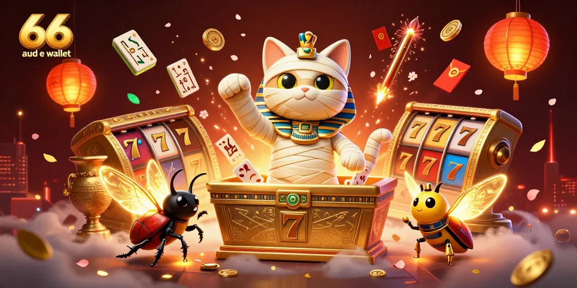 Spin slots with the 66 aud e wallet for dynamic wins in a vibrant casino scene.